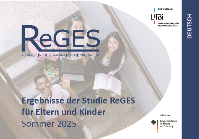 Ergebnisflyer 2025 für junge Schülerinnen und Schüler zur Studie ReGES (Deutsch)